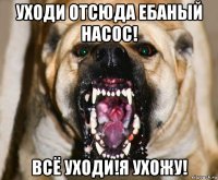 уходи отсюда ебаный насос! всё уходи!я ухожу!