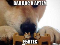 валдос и артем ебитес