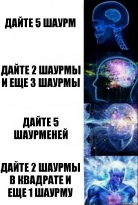 дайте 5 шаурм дайте 2 шаурмы и еще 3 шаурмы дайте 5 шаурменей дайте 2 шаурмы в квадрате и еще 1 шаурму