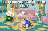 когда впервые зашёл в то на html5 