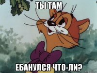 ты там ебанулся что-ли?