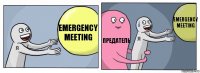 EMERGENCY MEETING предатель EMERGENCY MEETING