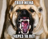 твоя жена через 10 лет