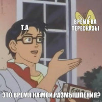 Т.А Время на пересказы Это время на мои размышления?