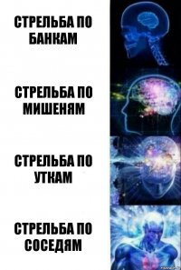 Стрельба по банкам Стрельба по мишеням Стрельба по уткам Стрельба по соседям