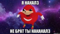 я накалз не брат ты накакалз