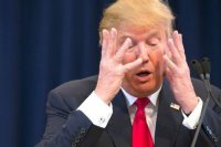 Создать мем Трамп бан