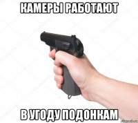 камеры работают в угоду подонкам