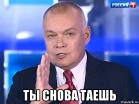  ты снова таешь