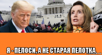  я - пелоси, а не старая пелотка
