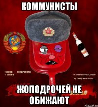 коммунисты жоподрочей не обижают