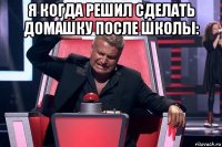 я когда решил сделать домашку после школы: 