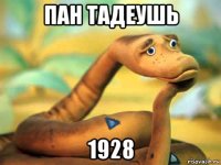 пан тадеушь 1928