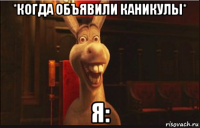 *когда объявили каникулы* я: