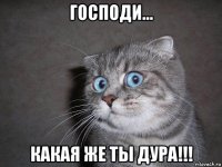 господи... какая же ты дура!!!