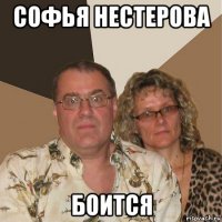 софья нестерова боится