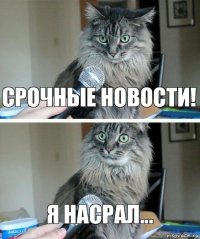 Срочные новости! Я насрал...