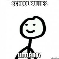 school bullies little boy