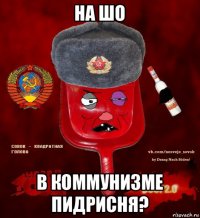 на шо в коммунизме пидрисня?