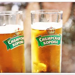 2 бокала пива