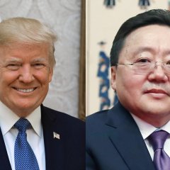 Дональд Трамп и Цахиагийн Элбэгдорж