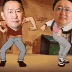 Elbegdorj and Battulga in sparta remix