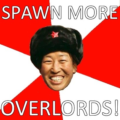 spawn more overlords!, Мем China