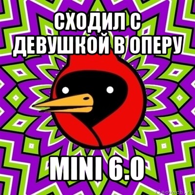 сходил с девушкой в оперу mini 6.0, Мем Омская птица