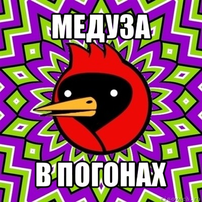 медуза в погонах, Мем Омская птица