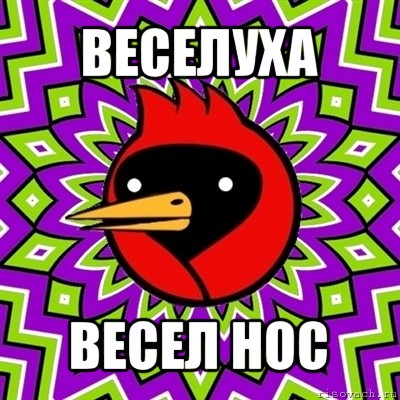 веселуха весел нос, Мем Омская птица