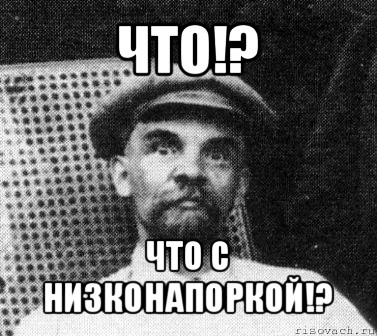 что!? что с низконапоркой!?, Мем   Ленин удивлен