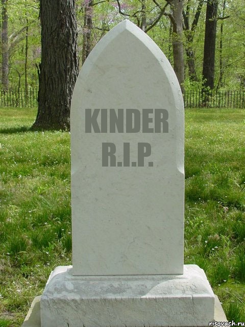 KINDER
R.I.P., Комикс  Надгробие