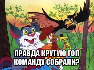  правда крутую гоп команду собрали?, Мем Петушня