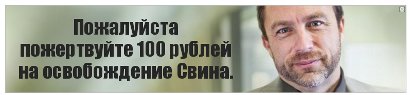 Пожалуйста пожертвуйте 100 рублей на освобождение Свина., Комикс Джимми