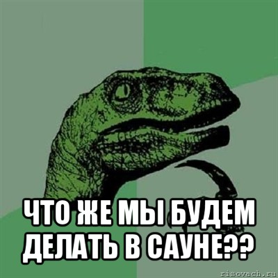  что же мы будем делать в сауне??