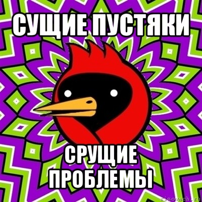 сущие пустяки срущие проблемы