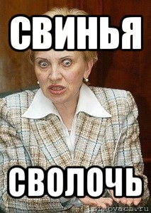 свинья сволочь, Мем Судья Егорова