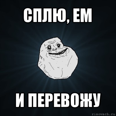 сплю, ем и перевожу, Мем Forever Alone