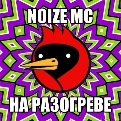 noize mc на разогреве, Мем Омская птица