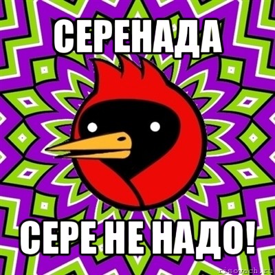 серенада сере не надо!, Мем Омская птица