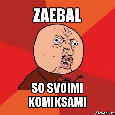 zaebal so svoimi komiksami, Мем Почему