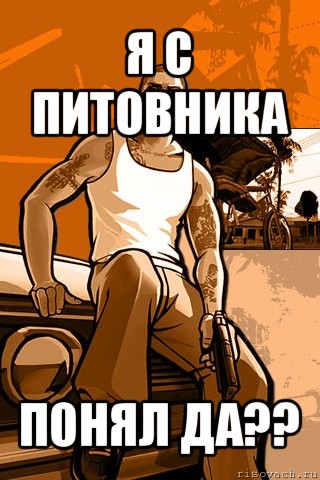 я с питовника понял да??, Мем GTA