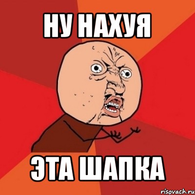 ну нахуя эта шапка, Мем Почему