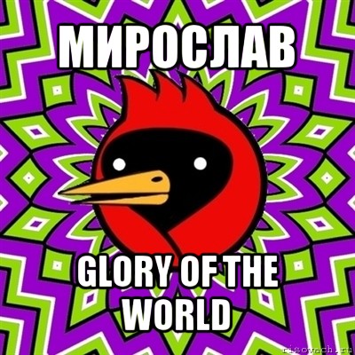 мирослав glory of the world, Мем Омская птица