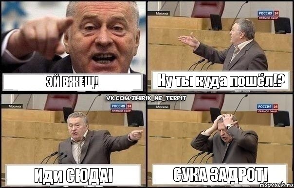 ЭЙ ВЖЕЩ! Ну ты куда пошёл!? Иди СЮДА! Сука задрот!, Комикс Жирик в шоке хватается за голову