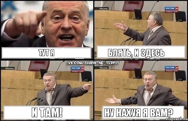 Тут я Блять, и здесь И там! Ну нахуя я вам?, Комикс Жириновский