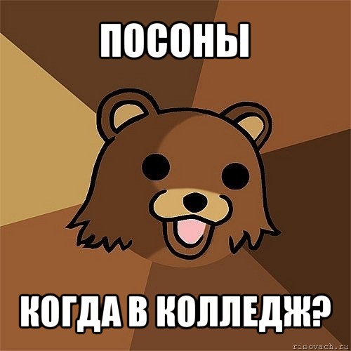 посоны когда в колледж?