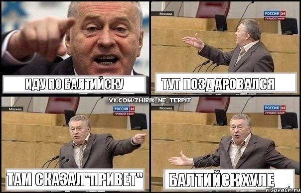 Иду по Балтийску тут поздаровался там сказал"Привет" Балтийск хуле, Комикс Жириновский