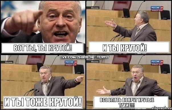 Вот ты, ты крутой! И ты крутой! И ты тоже крутой! ВСЕ БЛЯТЬ ВОКРУГ КРУТЫЕ ТАКИЕ!!!, Комикс Жириновский