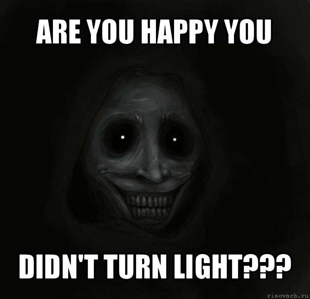 are you happy you didn't turn light???